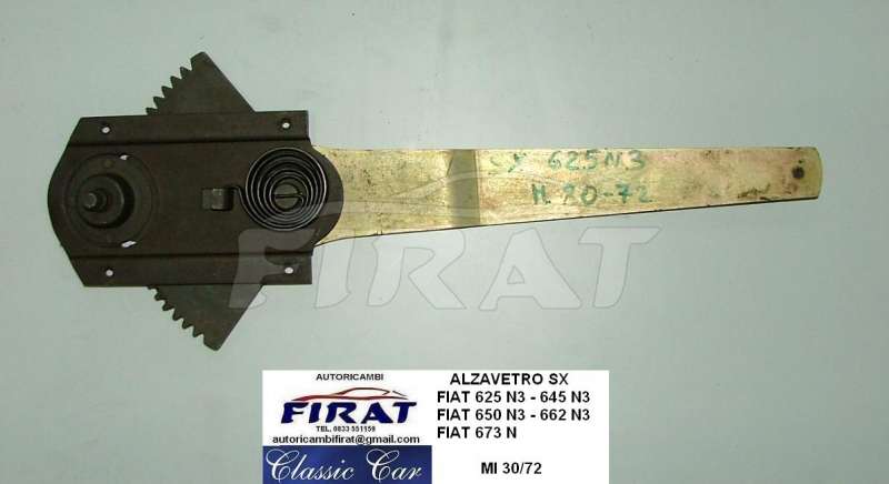 ALZAVETRO FIAT 625 N3 - 645 N3 - 650 N3 - 662N3 - 673 N SX